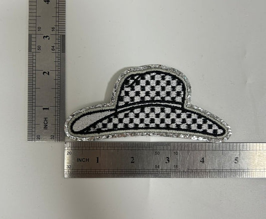 PRE-ORDER Arriving 5/10 Checker Hat Iron-On PATCH