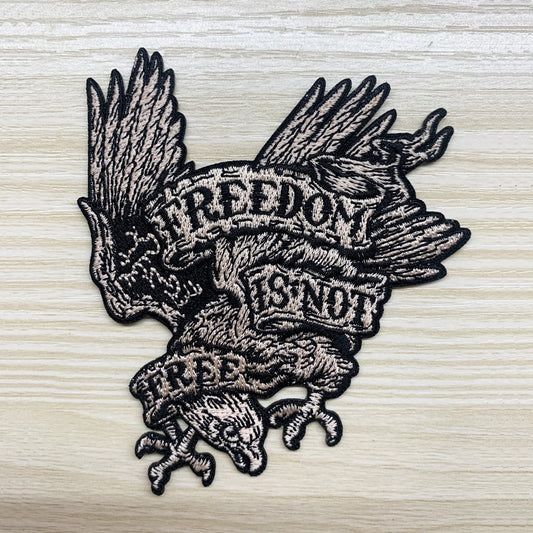 PRE-ORDER Arriving 5/31 Freedom Is Not Free Eagle Iron-On PATCH