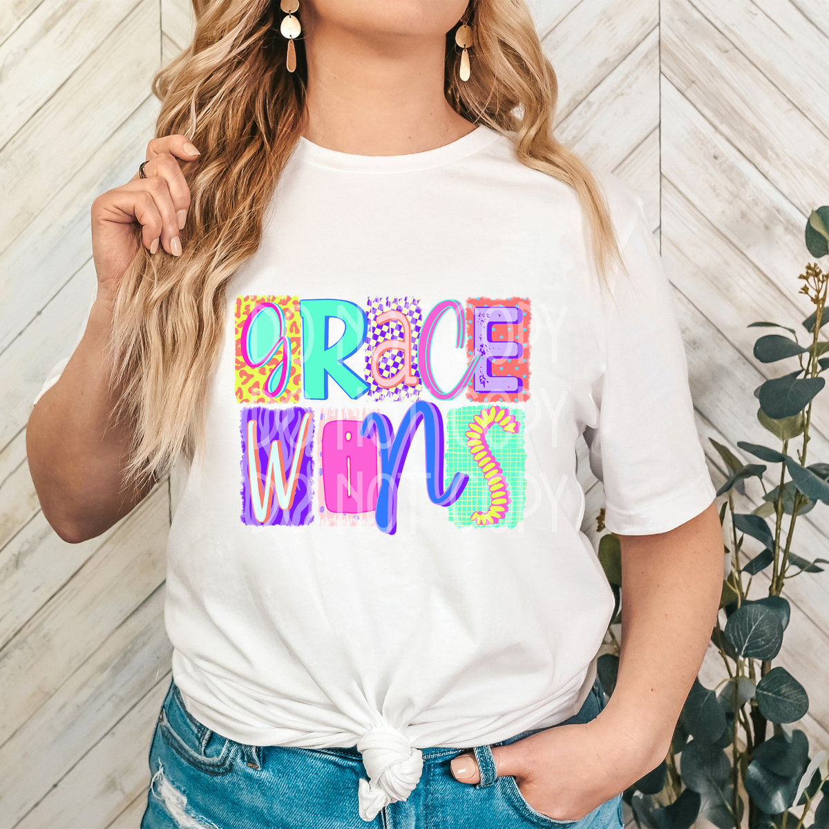 Grace Wins DTF - Texas Transfers and Designs