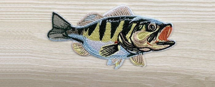 Guadalupe Bass Fish Iron-On PATCH