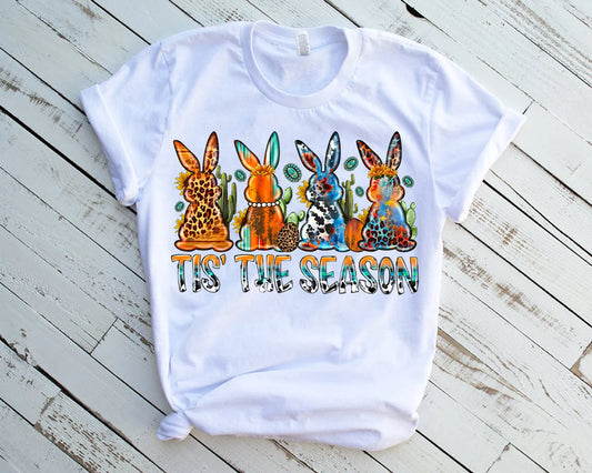 Tis the Season (Western Bunnies) DTF - Texas Transfers and Designs