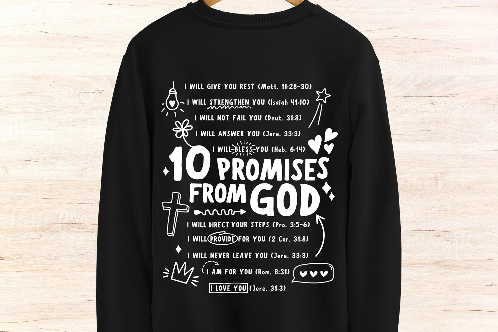 10 Promises From God DTF - Texas Transfers and Designs