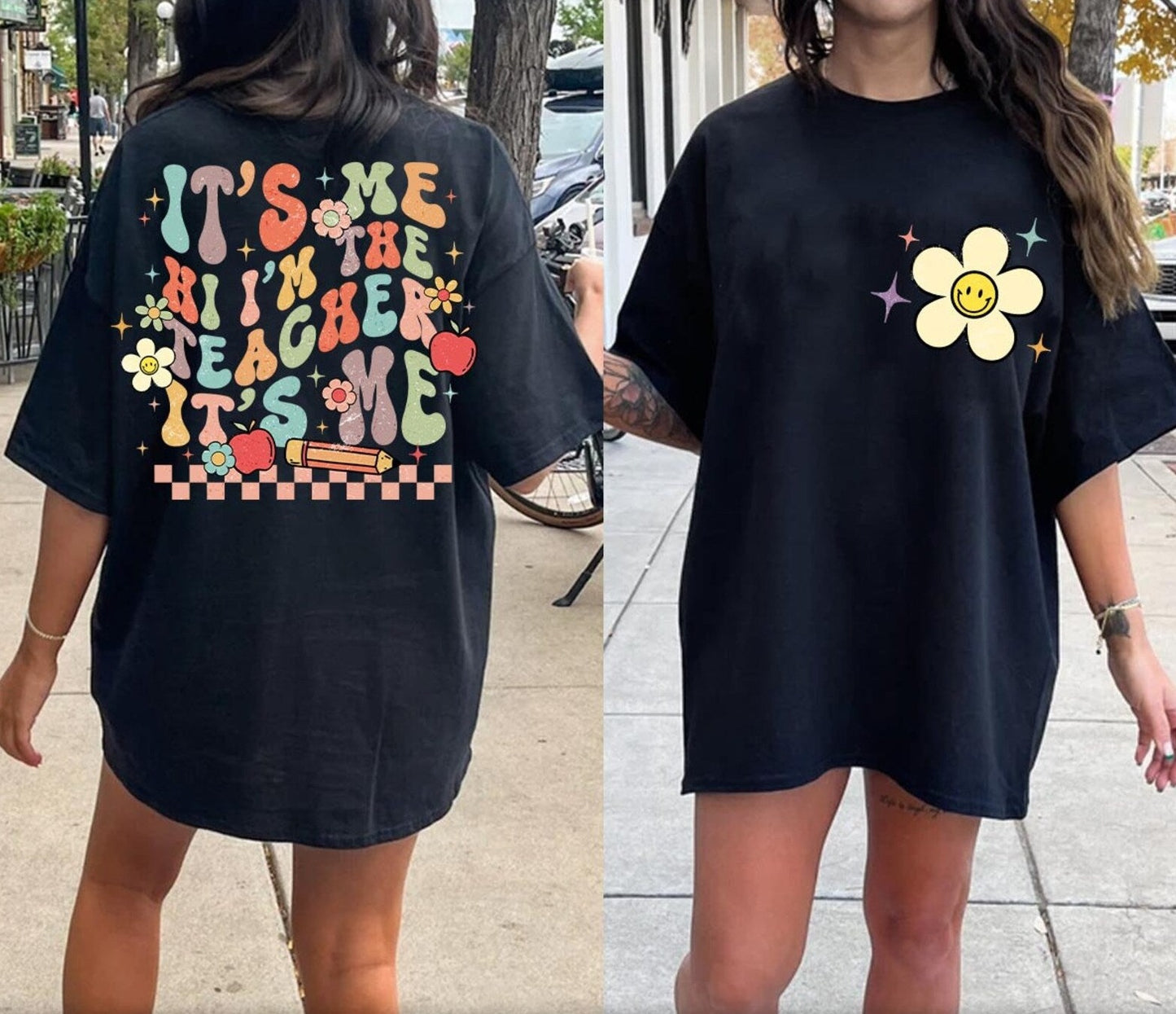 It's Me Hi. I'm the Teacher DTF - Texas Transfers and Designs