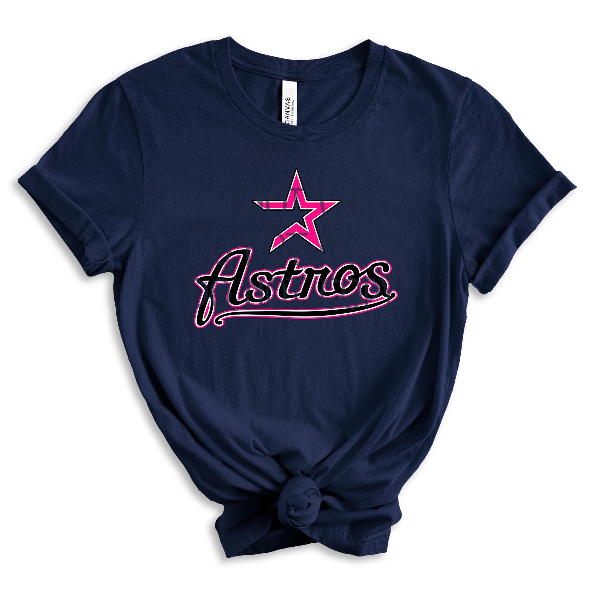 PINK Astros DTF - Texas Transfers and Designs