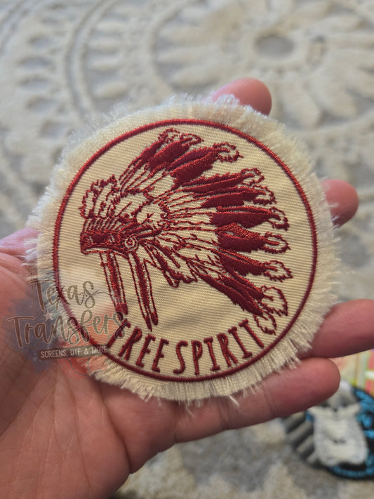 Free Spirit Iron-On PATCH - Texas Transfers and Designs