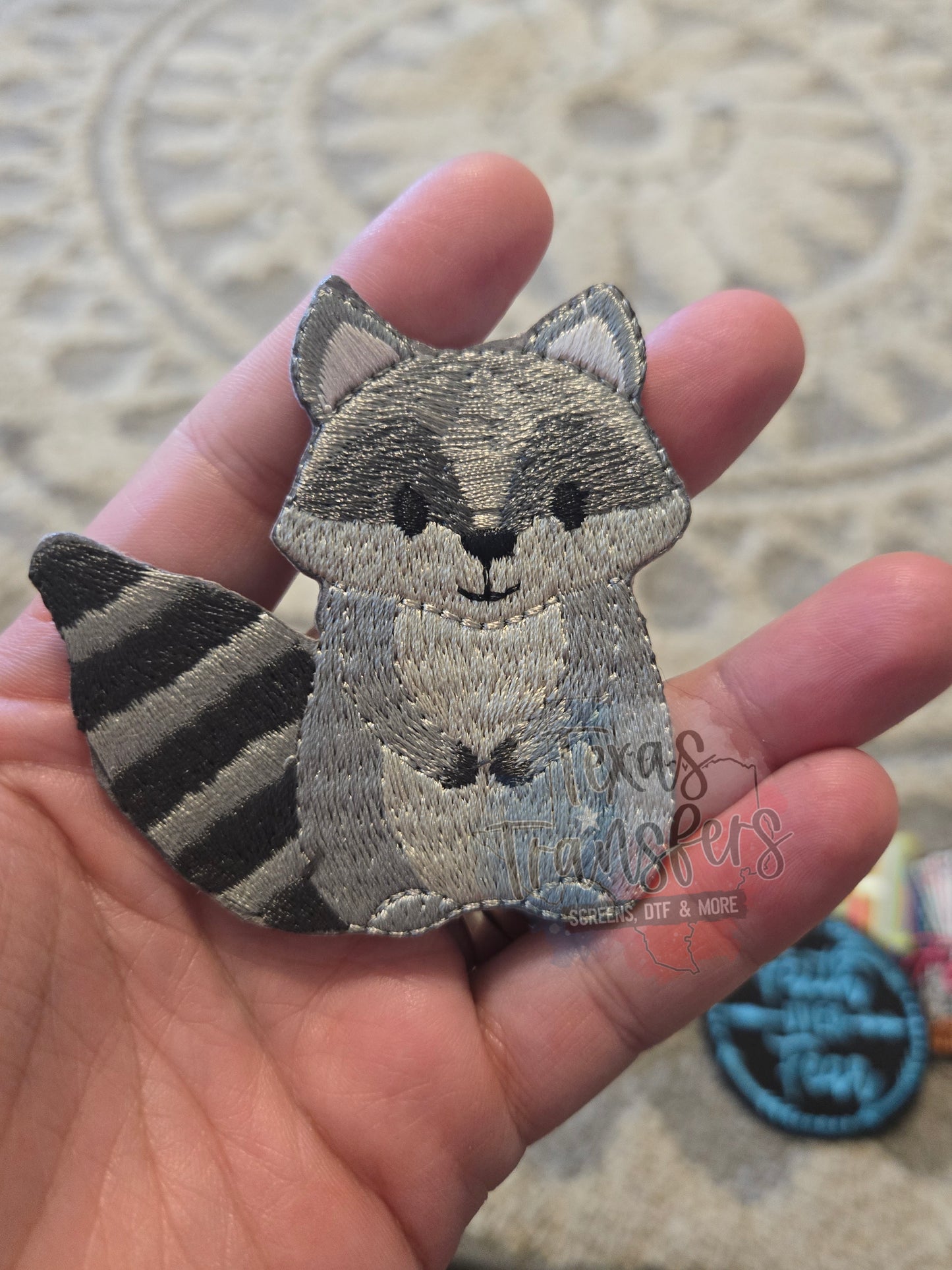 Raccoon Iron-On PATCH