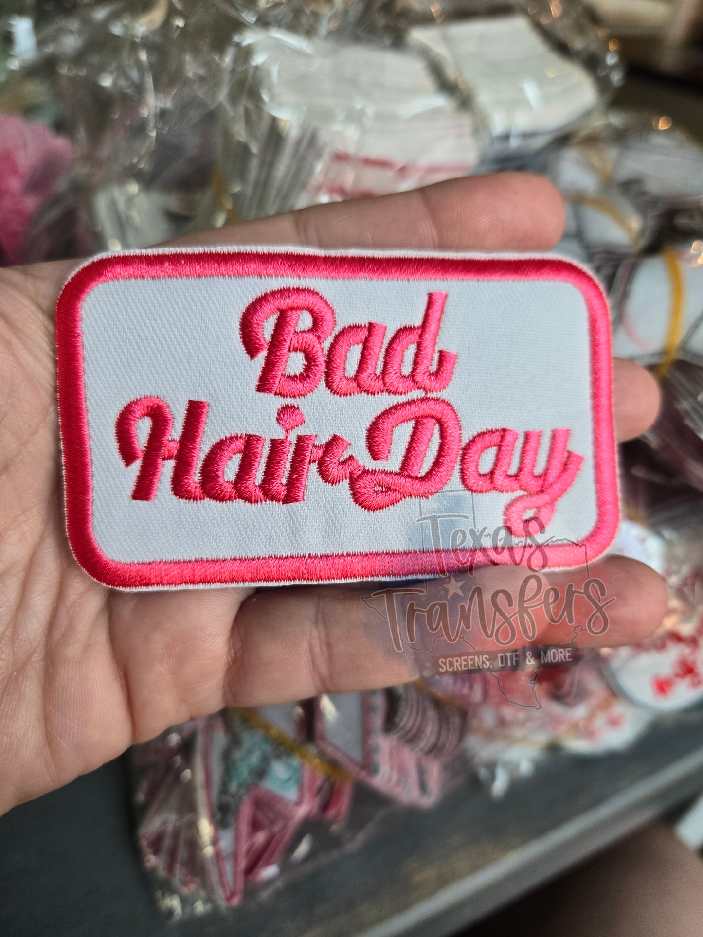 Bad Hair Day Iron-On PATCH