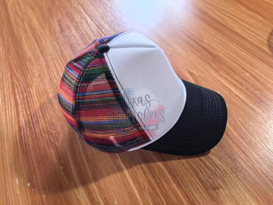 Patterned Mesh Trucker Hat (Multiple Options) - Texas Transfers and Designs