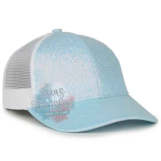 Glitter Snap Back Baseball Hat