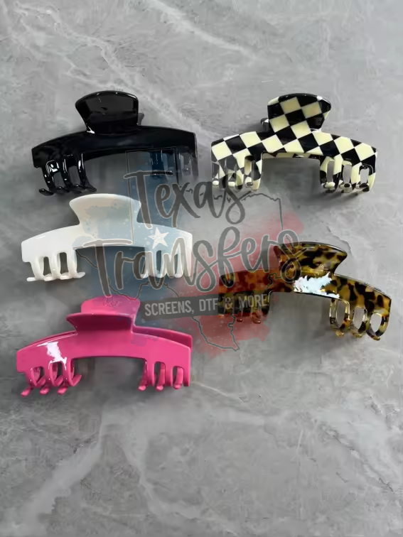 RESTOCK Arriving 4/17 Hat Claw Clips (Texas Style) - Texas Transfers and Designs