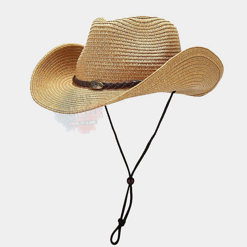 PRE-ORDER Arriving 4/21 Wide Brim Woven Hat - Texas Transfers and Designs