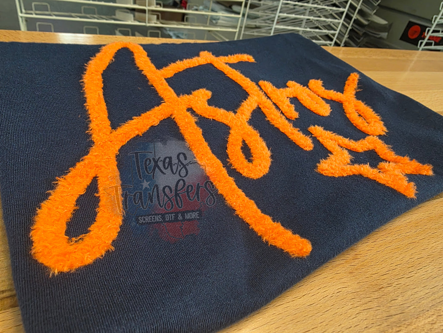 Astros Fluffy Fuzzy XL Iron-On Patch