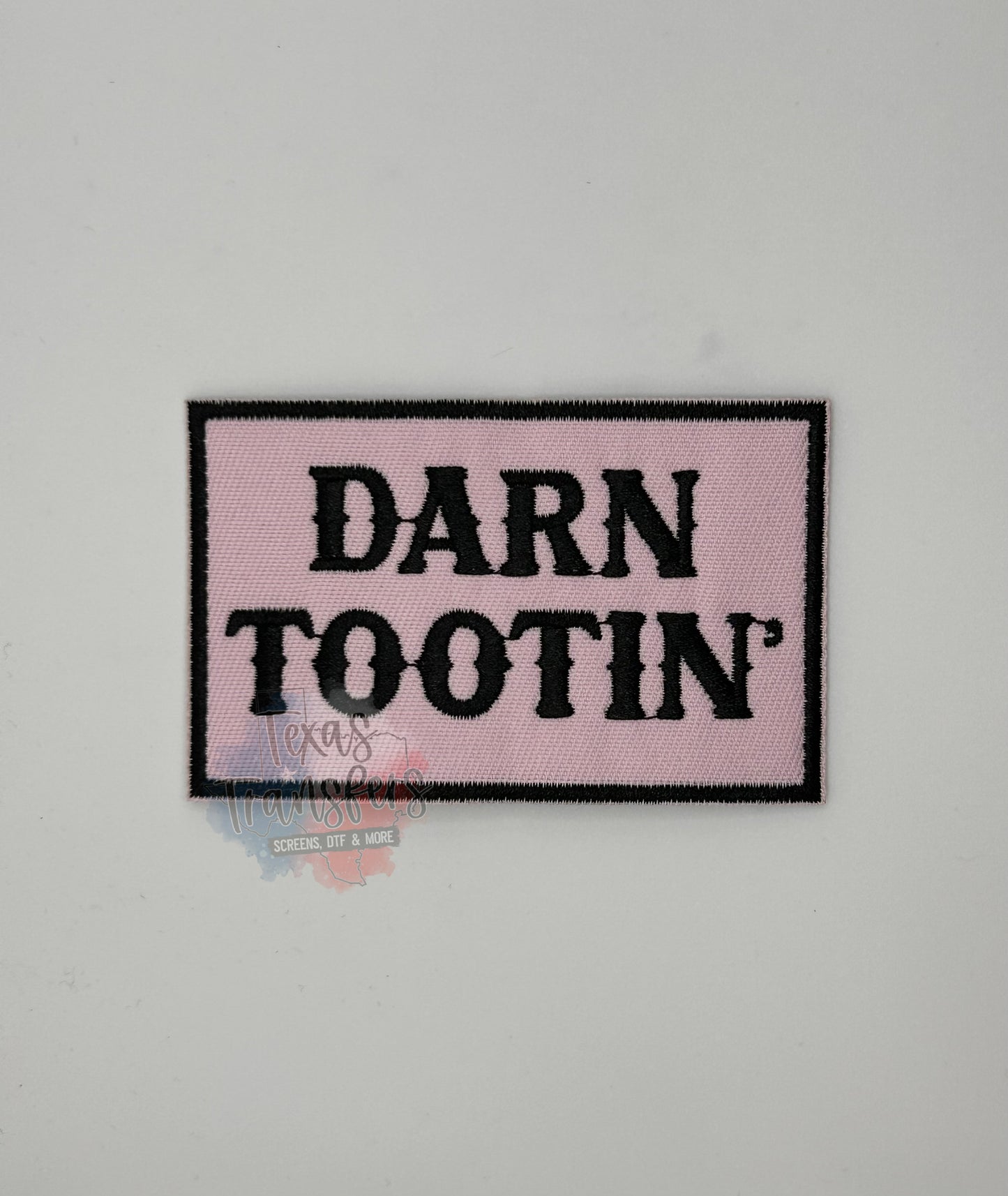 Darn Tootin' Iron-On Patch - Texas Transfers and Designs
