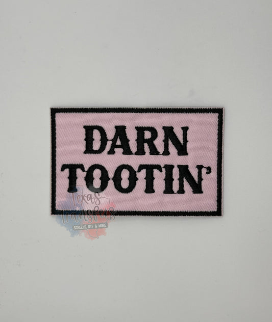 Darn Tootin' Iron-On Patch - Texas Transfers and Designs