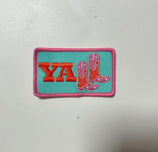 Y'all Boots Iron-On PATCH