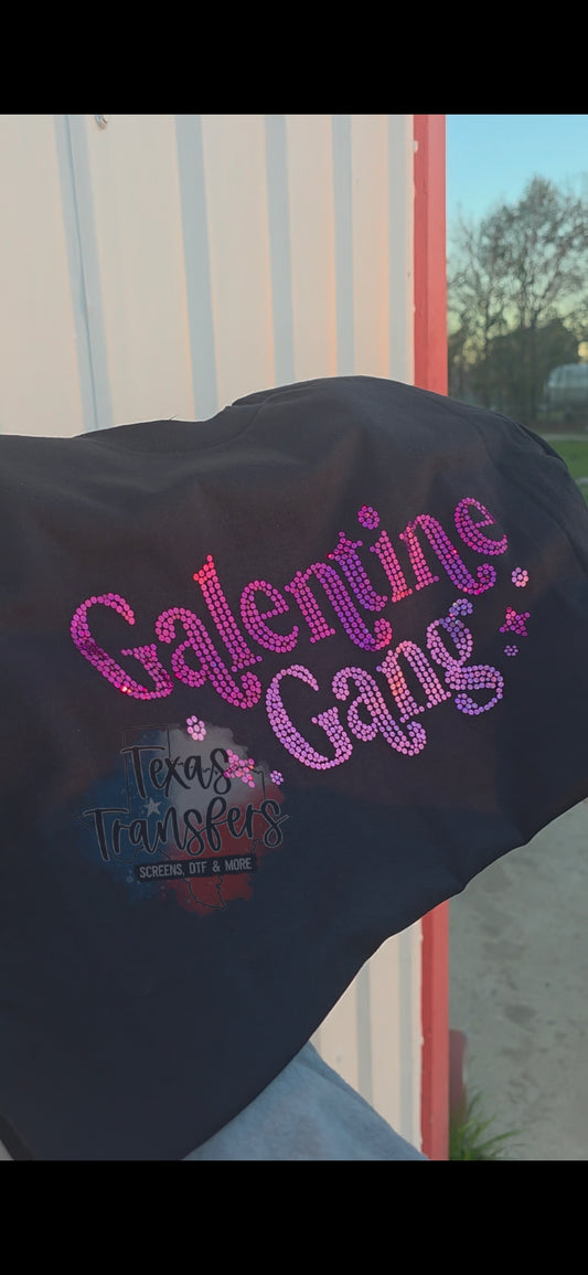 Galentine Gang Spangle Transfer