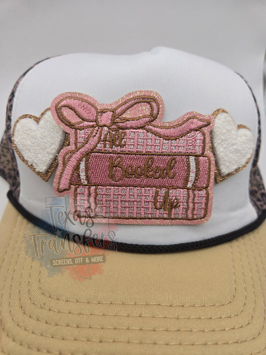 All Booked Up Glitter Iron-On Patch - Texas Transfers and Designs