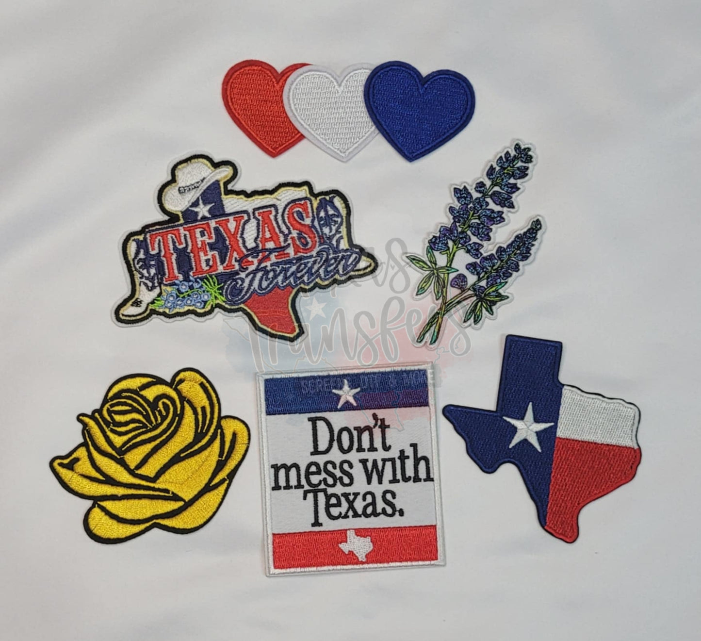 Texas Patch SET - Texas Transfers and Designs