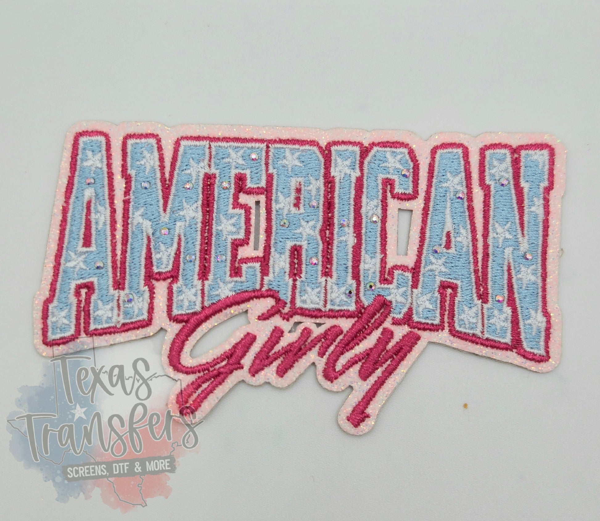 American Girly Iron-On PATCH