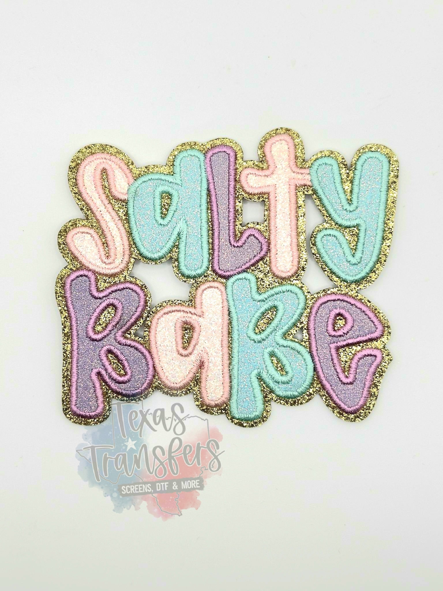 Salty Babe Iron-On PATCH - Texas Transfers and Designs