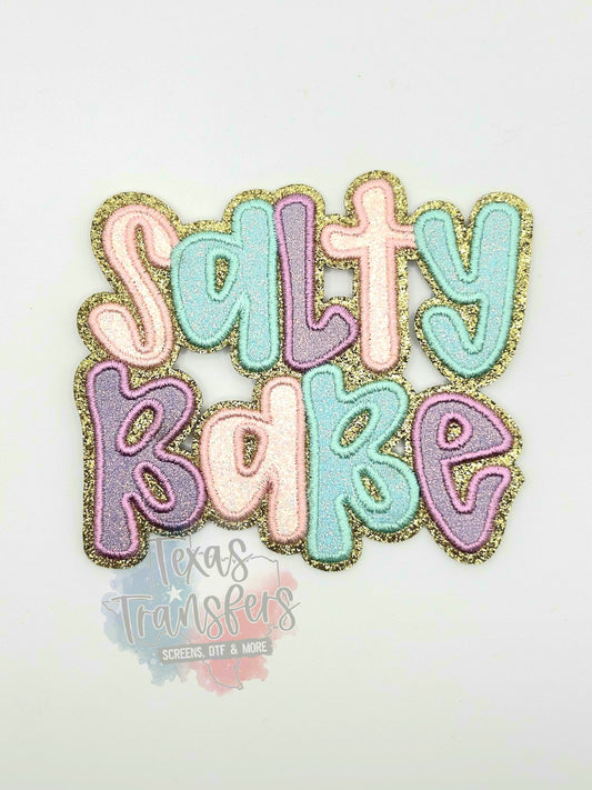 Salty Babe Iron-On PATCH - Texas Transfers and Designs