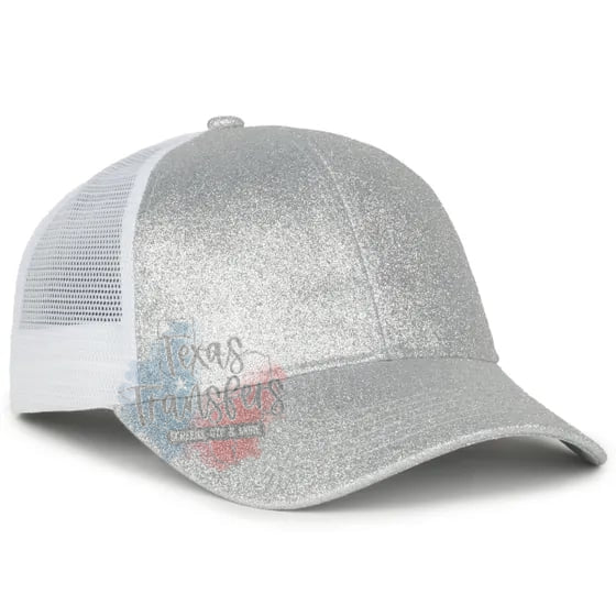 Glitter Snap Back Baseball Hat