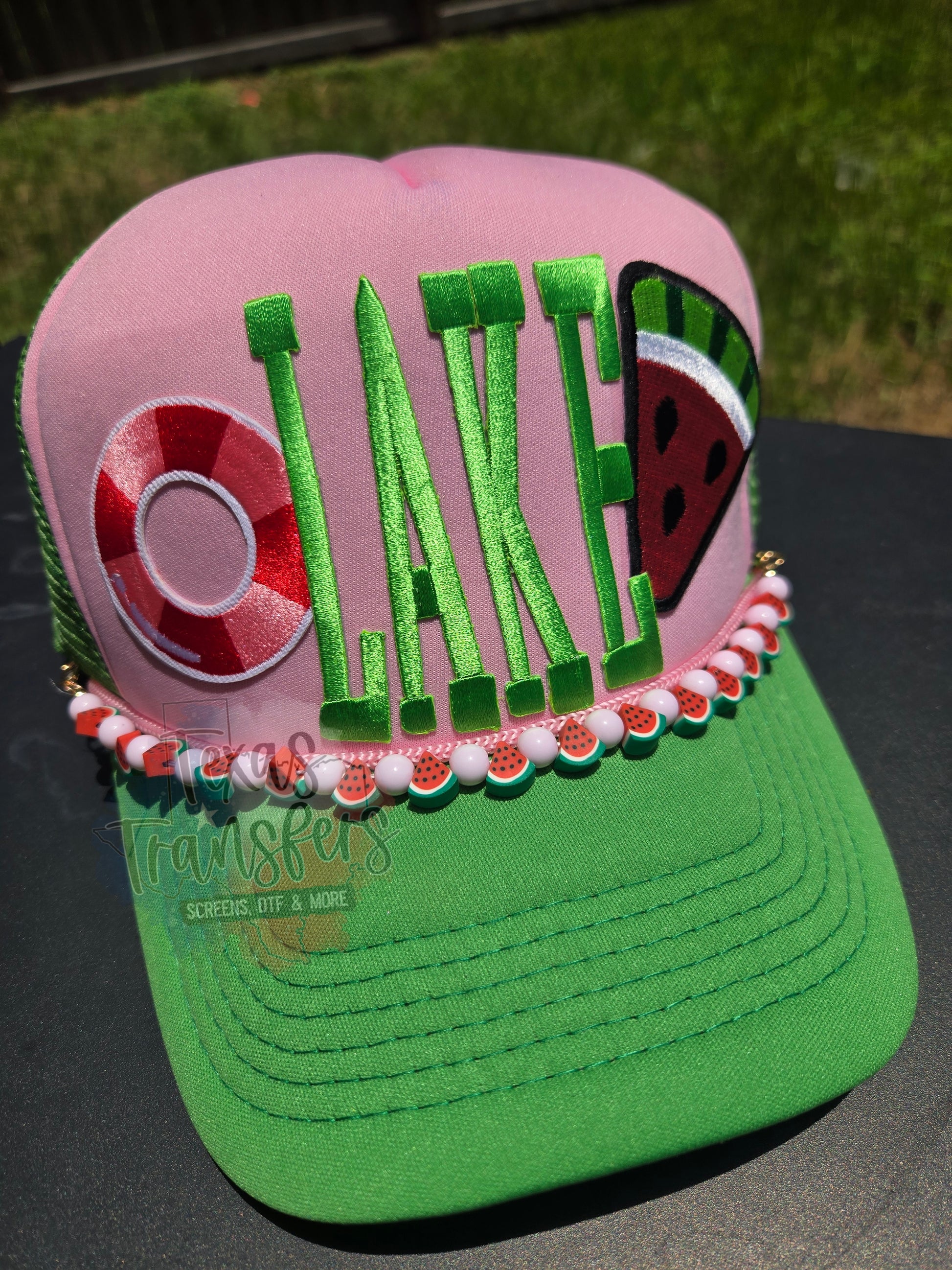 LAKE Skinny Letter Iron-On PATCH - Texas Transfers and Designs