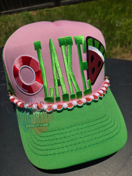 LAKE Skinny Letter Iron-On PATCH - Texas Transfers and Designs