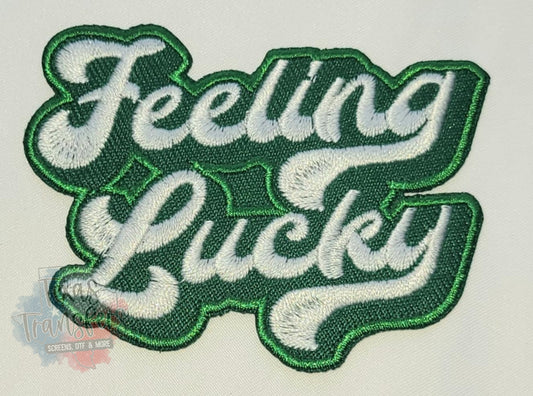 Feeling Lucky(Green) Iron-On Patch