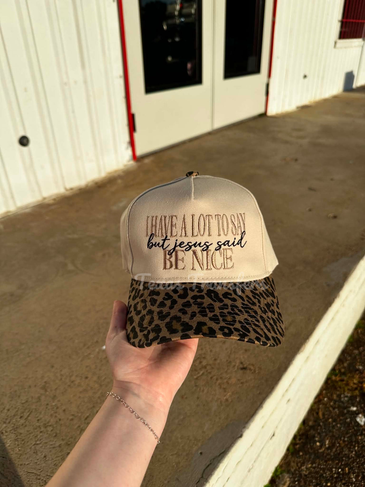 "Jesus Said be Nice" Embroidered Hat (Multiple Options)