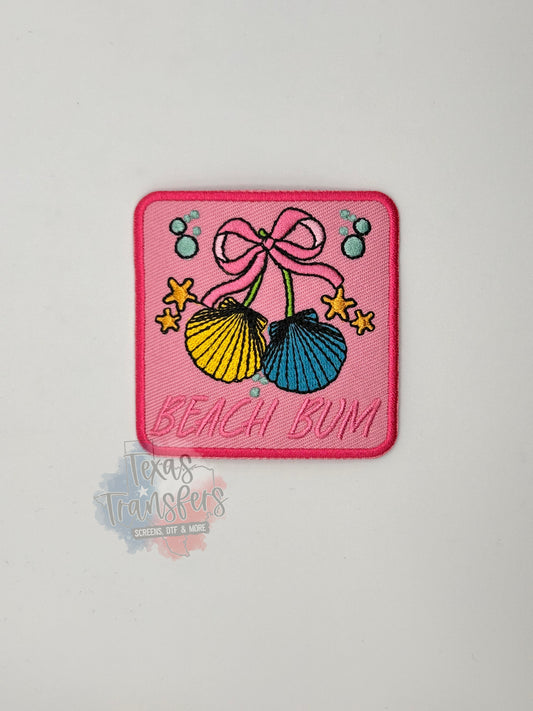 Beach Bum Shells Iron-On PATCH - Texas Transfers and Designs