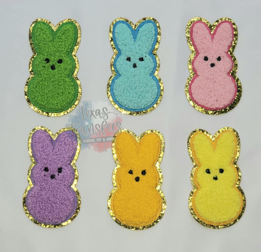 Chenille Peeps Iron-On Patch