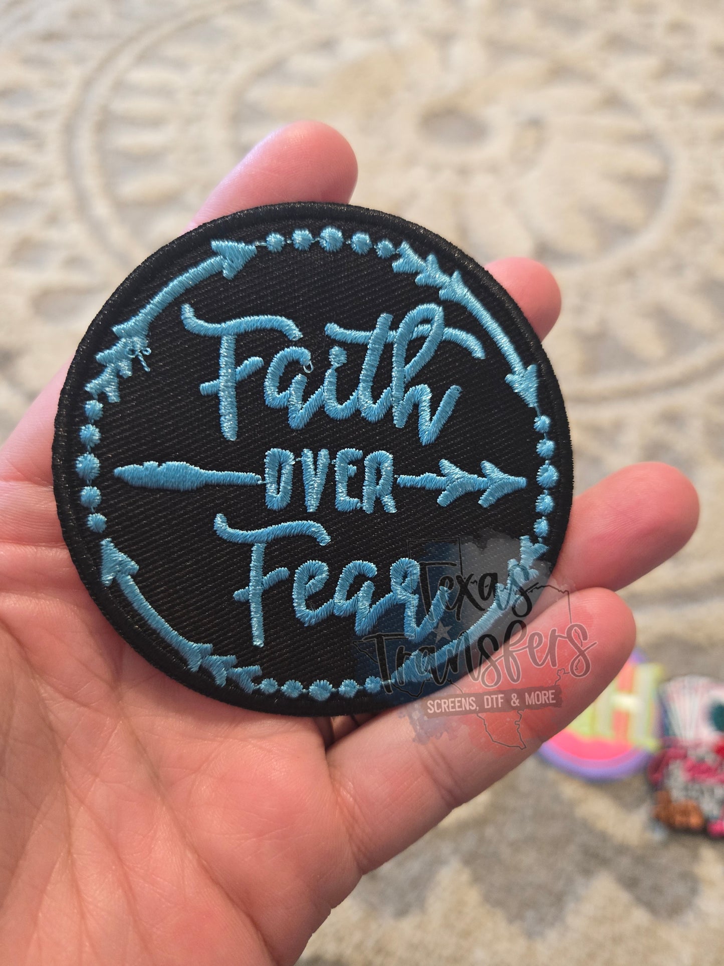 Faith Over Fear Iron-On PATCH