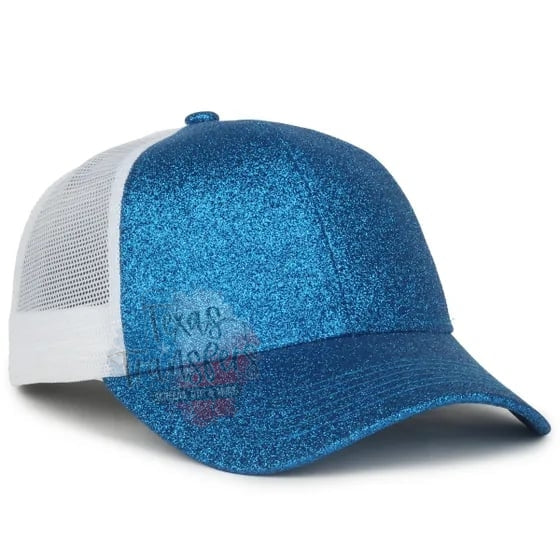 Glitter Snap Back Baseball Hat