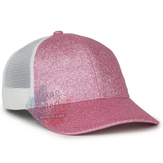 Glitter Snap Back Baseball Hat