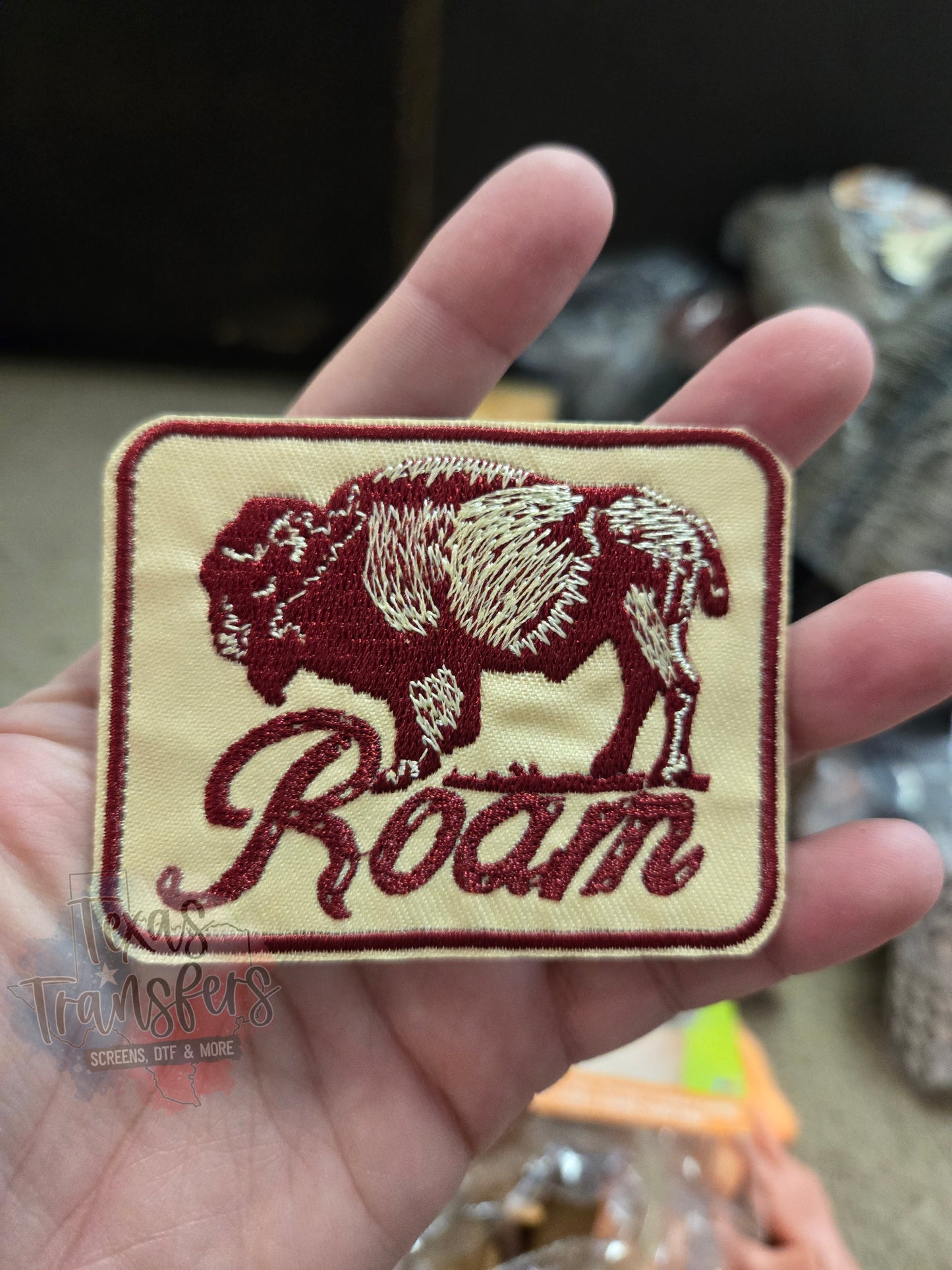 Roam Iron-On Patch