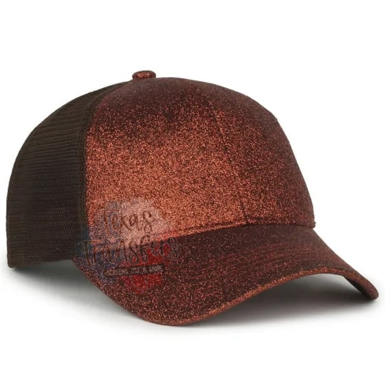 Glitter Snap Back Baseball Hat