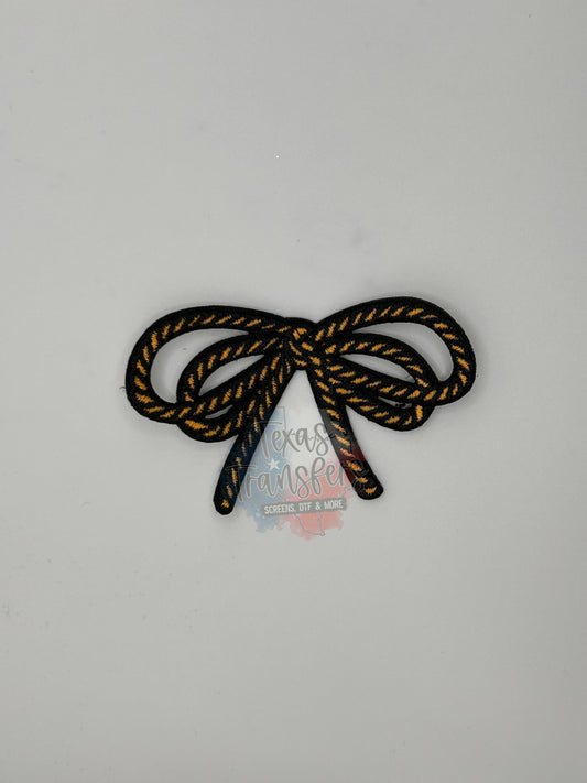 Rope Bow Iron-On PATCH - Texas Transfers and Designs