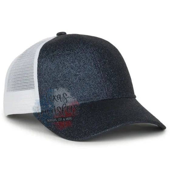 Glitter Snap Back Baseball Hat