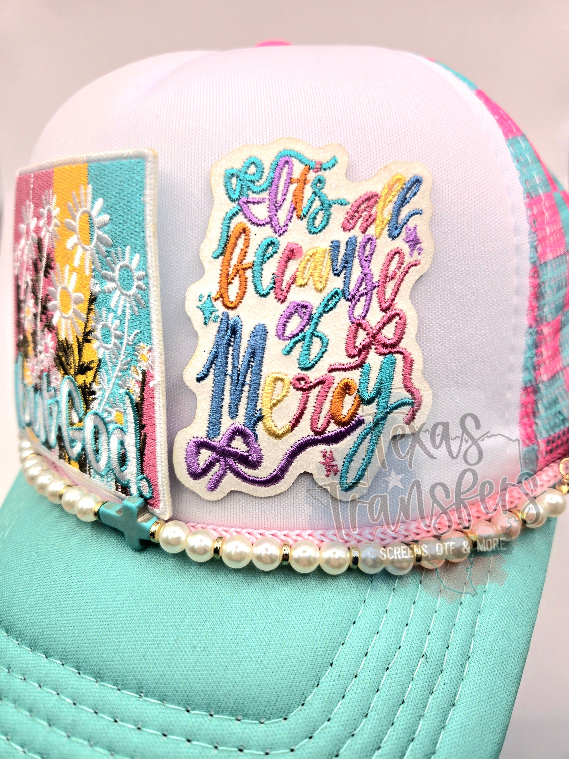 It's All Because of Mercy Iron-On PATCH - Texas Transfers and Designs