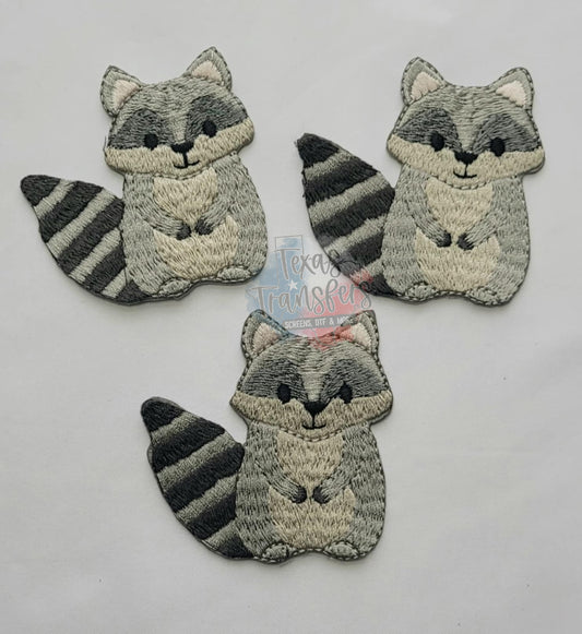 Racoon Iron-On Patch