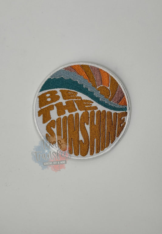 Be the Sunshine Iron-On Patch *DISCONTINUED* - Texas Transfers and Designs