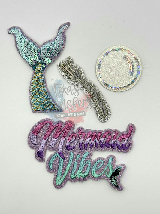 Dinglehopper Fork Glitter Iron-On PATCH - Texas Transfers and Designs