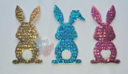 Sequin Peeps Iron-On Patch