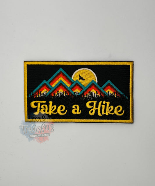 Take A Hike Iron-On Patch *DISCONTINUED* - Texas Transfers and Designs
