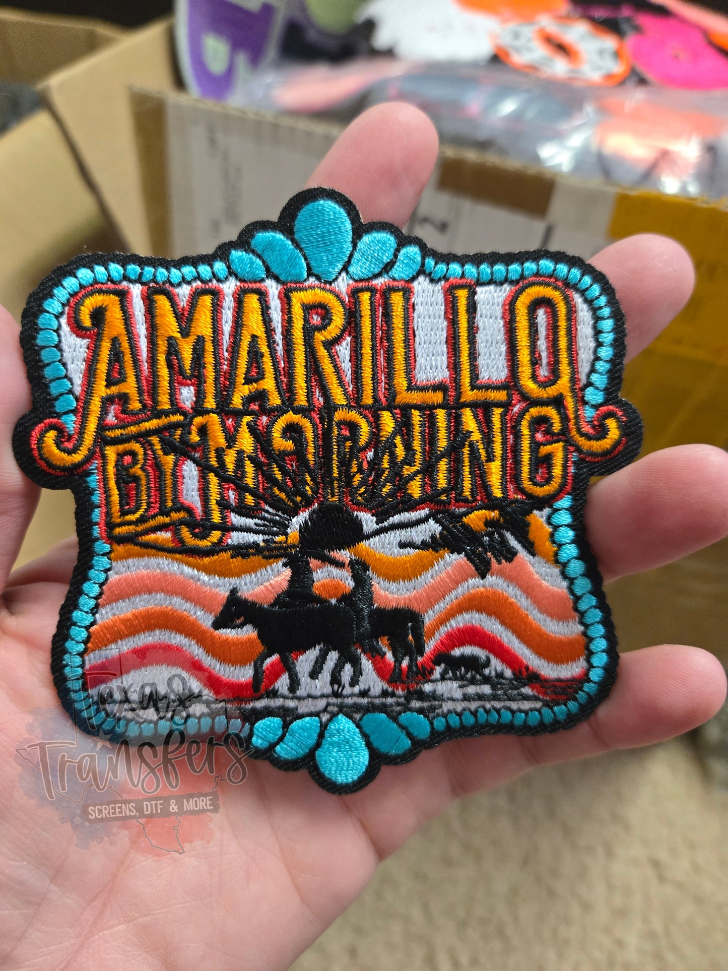 Amarillo Iron-On PATCH - Texas Transfers and Designs