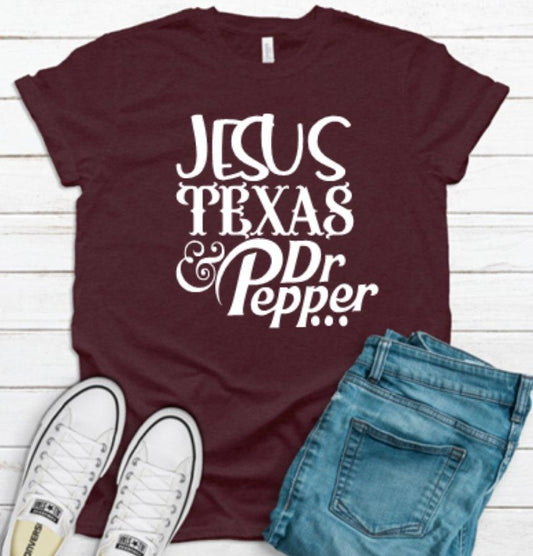 JESUS, Texas, Dr Pepper - Texas Transfers and Designs