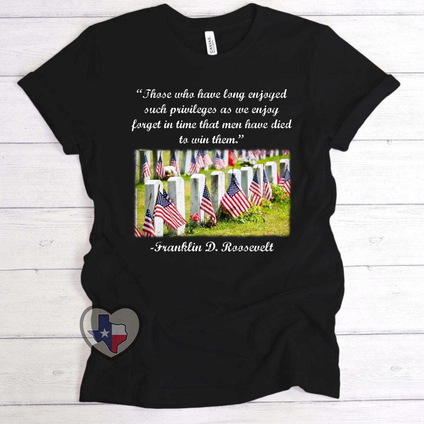 Arlington Cemetery Roosevelt *EXCLUSIVE* HIGH HEAT - Texas Transfers and Designs