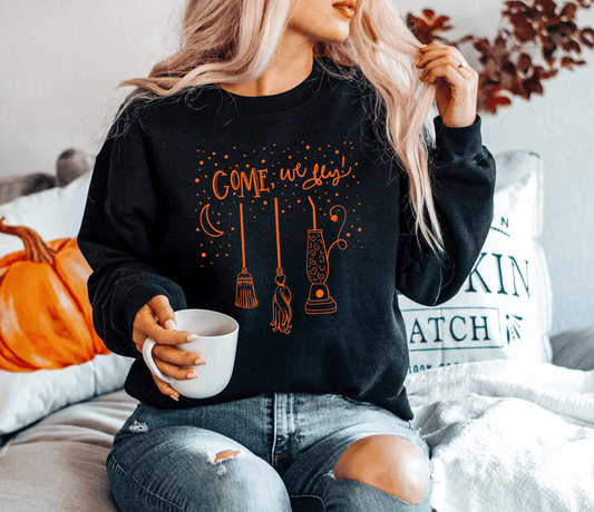 Come We Fly (Orange) - Texas Transfers and Designs