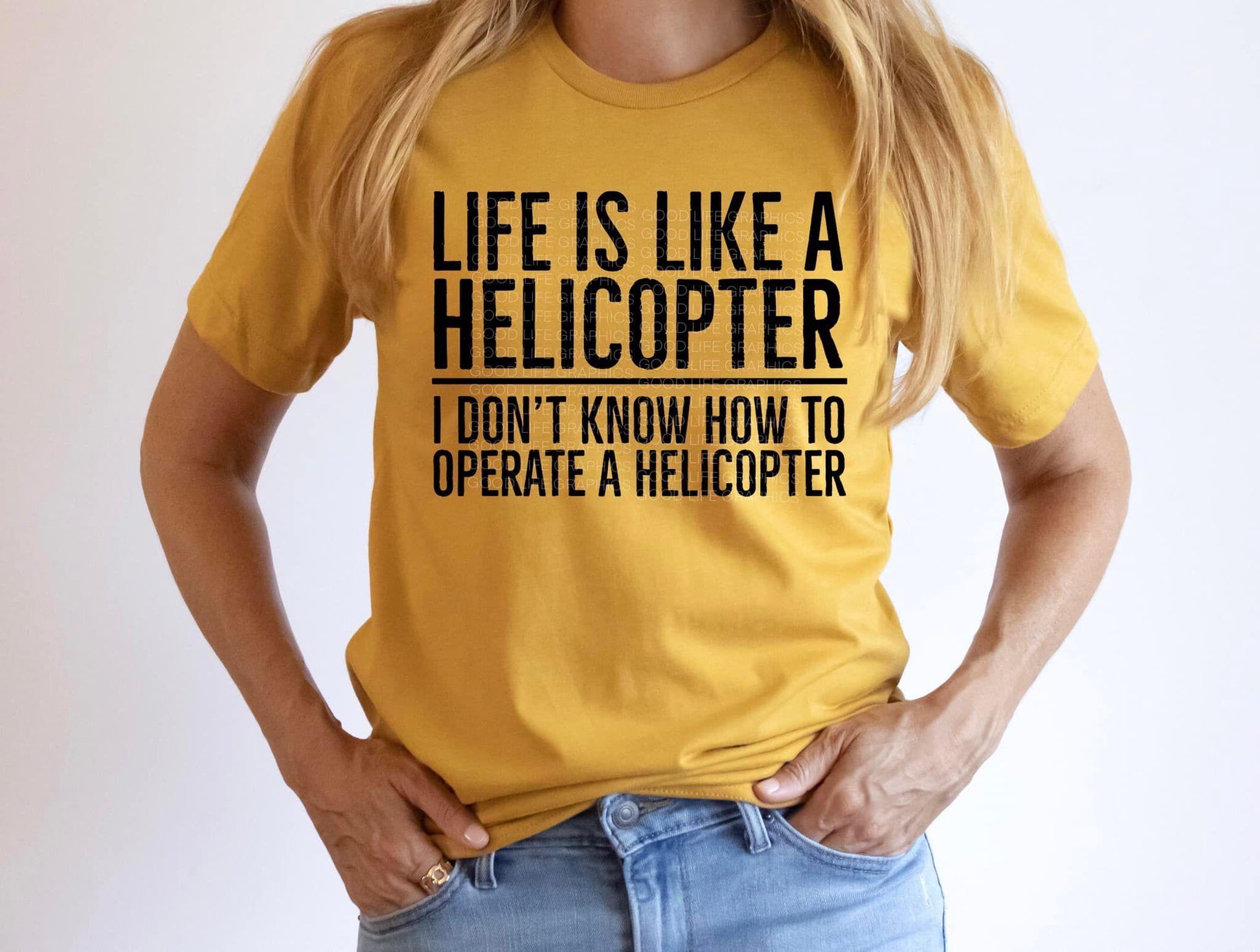 Life is Like a Helicopter - Texas Transfers and Designs